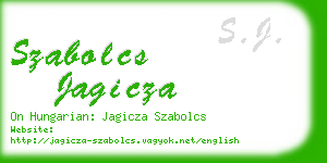 szabolcs jagicza business card